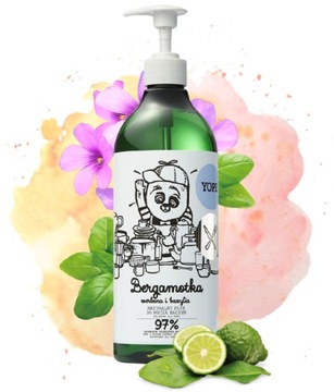 YOPE Płyn do mycia naczyń BERGAMOTKA 750ml