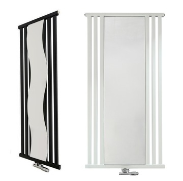 Grzejnik dekoracyjny z lustrem 1200/500 KALIPSO 625W biały czarny grafit