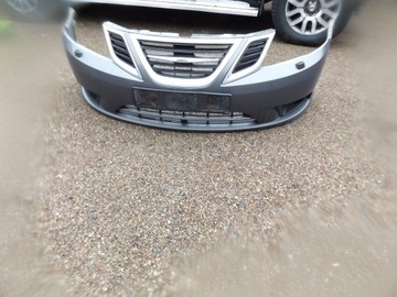 SAAB 9-3 LIFT 07>12 ZDERZAK PRZÓD KOMPLETNY XENON