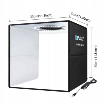 PULUZ Lightbox Мини-световой короб для фотостудии с 6 цв.