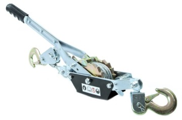 РУЧНАЯ ТРОСОВАЯ ЛЕБЕДКА 2Т ВЕРЕВКА 250см 2000 кг КРЮК