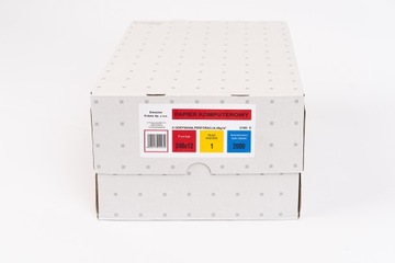 Офсетная бумага для матричного принтера, 2000 листов.