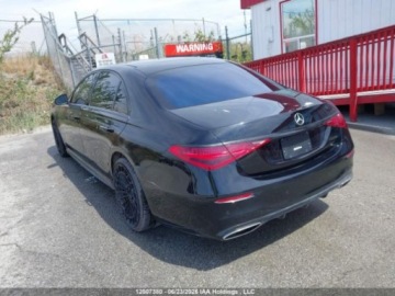Mercedes Klasa S W223/V223 2022 Mercedes-Benz Klasa S 2022r., S 580 4MATIC, 4L, od ubezpieczalni 4.0 496KM, zdjęcie 6