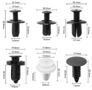 КЛИПСЫ ДЛЯ ОБИВКИ АВТОМОБИЛЯ УНИВЕРСАЛЬНЫЕ 6 ТИПОВ