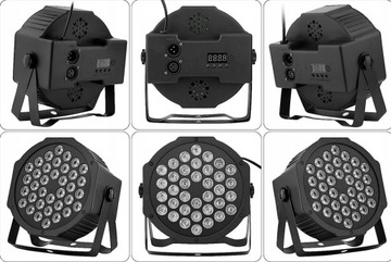 Колорофон LED PAR RGB сценический прожектор 18 светодиодов DMX