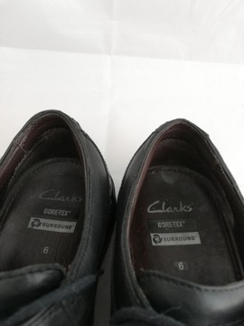 Buty Clarks Gore-Tex UK 6, r. 39,5 wkł 27cm