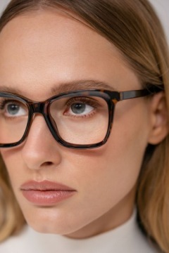 ПРОЗРАЧНЫЕ ОЧКИ NERDY КВАДРАТНАЯ ОЧКА КОШАЧИЙ ГЛАЗ