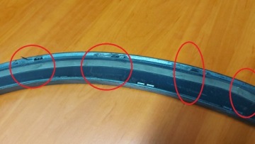 Leiste Schutzleiste Blende Gehäuse des Kotflügels links links vorne vorne AUDI Q3 | thumb 1