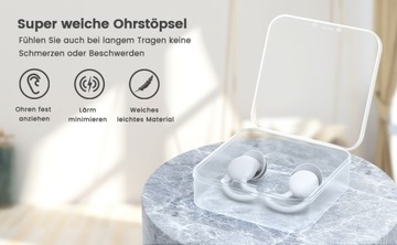 Беруши для сна, белая коробка, 2 шт.