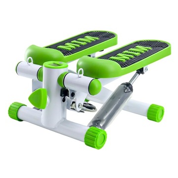 Удобный мини-степпер из стали для тренировочных тренировок в зеленом цвете.
