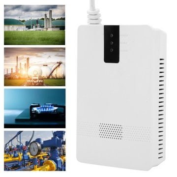 Сигнализация утечки газа с индикаторной лампой Голосовой датчик ABS для