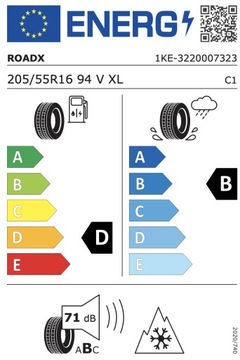 1x RoadX RX Motion 4S 205/55/16 205/55R16 205/55 R16 Всесезонные