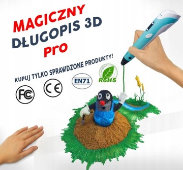 3D РУЧКА + стержни по 100 м + БЕСПЛАТНЫЙ НАБОР XXL SET для детского принтера 2023 г.