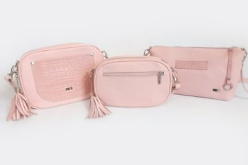 КоробкаСумка КОЖАНАЯ КОРОБКА ДЛЯ СООБЩЕНИЙ РОЗОВАЯ