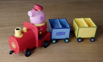 _PEPPA PIG_lokomotywa+wagoniki_dzwięk ŚWIŃKA PEPPA