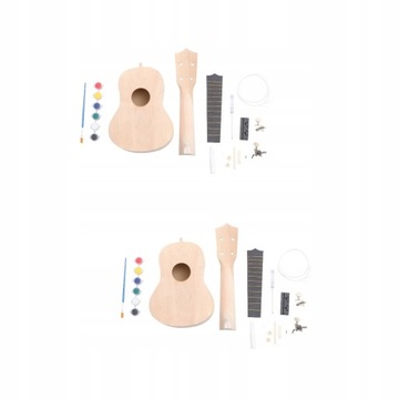 Гитары для взрослых, игрушечная гитара, мандолины, набор для самостоятельного изготовления, 2 комплекта