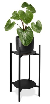 Kwietnik metalowy loftowy SAMIR RUSTIC czarny