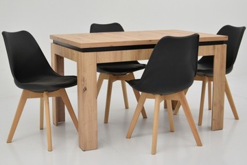 РАСШИРЯЕМЫЙ стол ARTISAN ДУБ 80x120/160 и 4 СТУЛА
