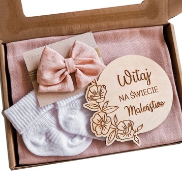 upominek na pierwszą wizytę u noworodka niemowlaka prezent na baby shower