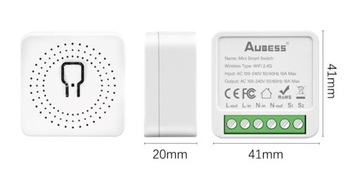 Przełącznik Tuya Smart Switch moduł WiFi 16A