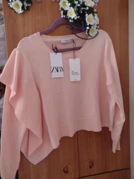 (40/L) ZARA/ Ekskluzywny sweter z Madrytu/NOWY