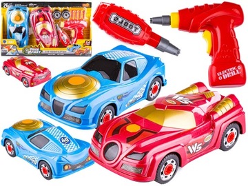 ZABAWKA MAŁEGO MAJSTERKOWICZA MECHANIK PREZENT AUTO SAMOCHÓD DO ROZKRĘCANIA