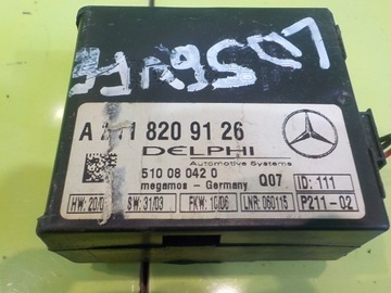 MERCEDES C W203 FACELIFT 1.8 K 06R SEDAN 4D MODUL ALARMU A2118209126