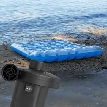 ELEKTRYCZNA POMPKA DO MATERACA PIŁKI BASENU AUTA 12V/230V 5w1 + 3 KOŃCÓWKI