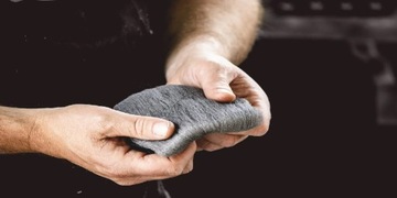 Wata polerska do polerowania metalu 250g Wełna stalowa - wydechy kolektory