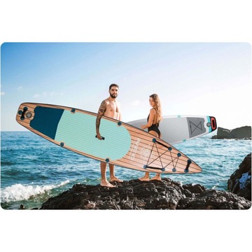 Sup Paddleboard для очистки с помощью легкого насосного насосного весла 350x81x15 см ZES