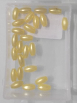 Koraliki owalne 6mm/ żółty perłowy /25szt