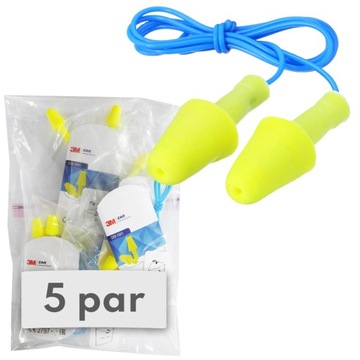 Zatyczki do uszu 3M Flexible Fit z żyłka 5 Par