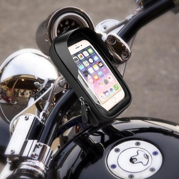 Водонепроницаемый ДЕРЖАТЕЛЬ ДЛЯ ТЕЛЕФОНА GPS ВЕЛОСИПЕД 4-6,5″ ВИЗОР
