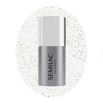 SEMILAC TOP NO WIPE BLINKING COPPER & GOLD FLAKES