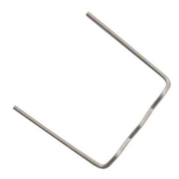 ZSZYWKI do plastiku RS16 100szt płaskie MAŁA FALA 0,6mm do naprawy plastiku
