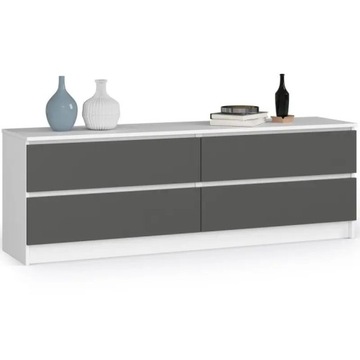KOMODA KOMODY *BIAŁA* do POKOJU DOMU SALONU 160cm