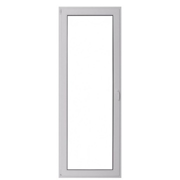 Okno Balkonowe PCV 750x2000 kolor biały Rozwierne