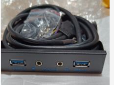 Передняя панель Передняя панель 2 порта USB3.0 + 2 аудиоразъема 20 контактов, 3,5 дюйма