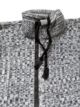 СВИТЕР МУЖСКОЙ ПЛОТНЫЙ С КОЛЛЕКЦИЕЙ СТОЙКА, СЕРЫЙ - L