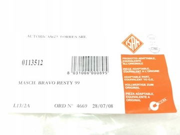 MASKA MŘÍŽKA CHLADIČŮ FIAT BRAVO 98-01 ISAM