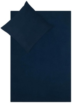 CIEPŁA BAWEŁNIANA POŚCIEL FLANELA GRANAT 135 x 200CM WESTWING J844X