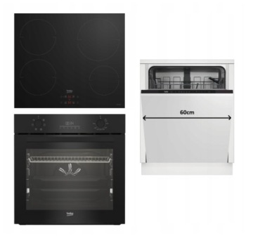 ВСТРАИВАЕМАЯ КУХОННАЯ ТЕХНИКА BEKO | ДУХОВОЙ ШКАФ | ИНДУКЦИОННАЯ ВАРОЧНАЯ ПАНЕЛЬ | ПОСУДОМОЕЧНАЯ МАШИНА 60 СМ