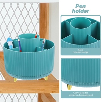 Вращающийся органайзер для макияжа Vanity.