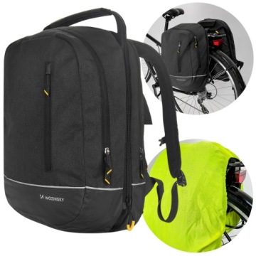 Wozinsky Brašna Batoh Na Kolo Cyklistická Taška Na Nosič Velká Pro Notebook