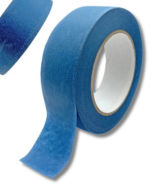 TAŚMA PAPIEROWA MALARSKA MASKUJĄCA NIEBIESKA 38MM x 50M