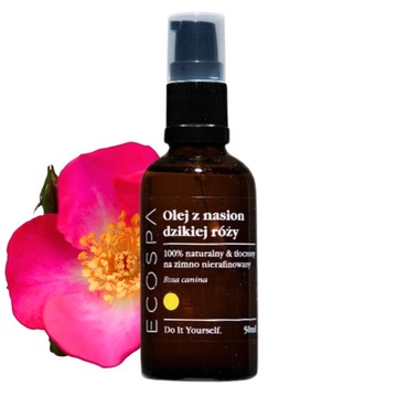 NATURALNY OLEJ Z NASION DZIKIEJ RÓŻY NIERFAIN BLIZNY ROZSTĘPY 50 ML ECOSPA