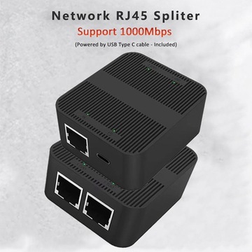 Ethernet-сплиттер Компактный портативный Ethernet-сплиттер