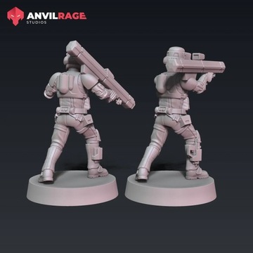 SCOUT ROCKET LAUNCHER model pasuje do gry StarWars Legion 1