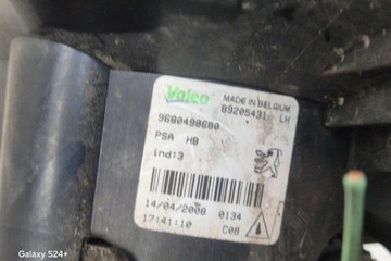 HALOGEN LEVÝ PŘEDNÍ PEUGEOT 308 II 9680498680 1.2L GASOLINE 60KW 2015