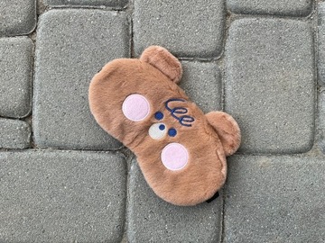 МАСКА ДЛЯ СПЯЩЕГО ПУЗЫРЯ РЕЛАКСАЦИЯ BEAR BEAR PLUSH коричнево-коричневый